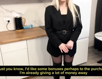 Как русская риэлторша дала парню ради выгодной сделки