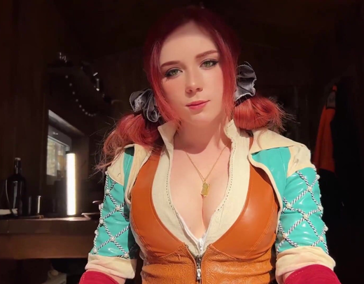 Секс в образе Трисс Меригольд из The Witcher 3