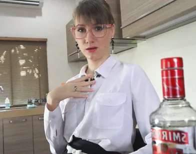 Выпила водки с клиентом и все это закончилось сексом